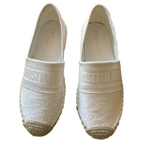 dior espadrilles white|christian dior espadrilles.